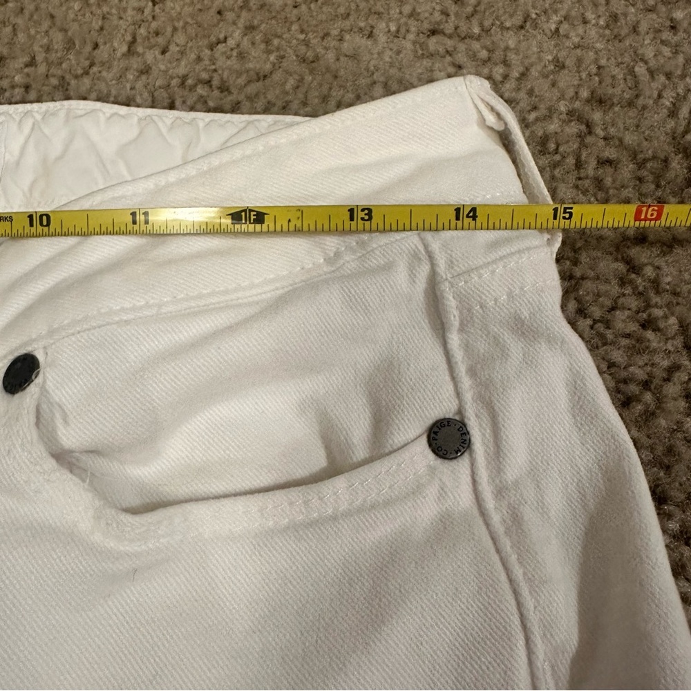 Paige White Women's Jeans Skyline Ankle Peg Size 28 Inseam 28 Pants Old Money - Picture 6 of 10
